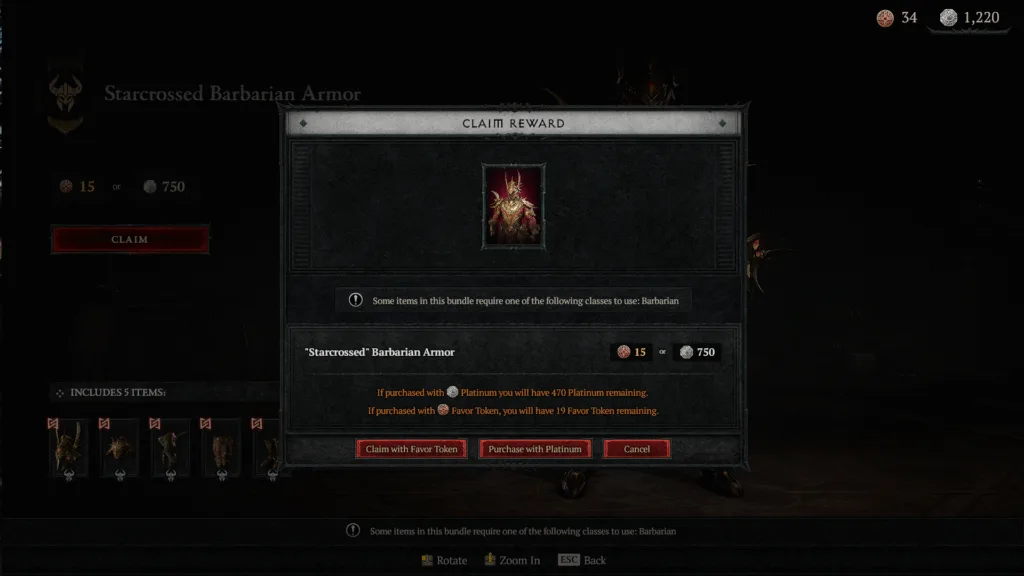 diablo 4 platinos lost