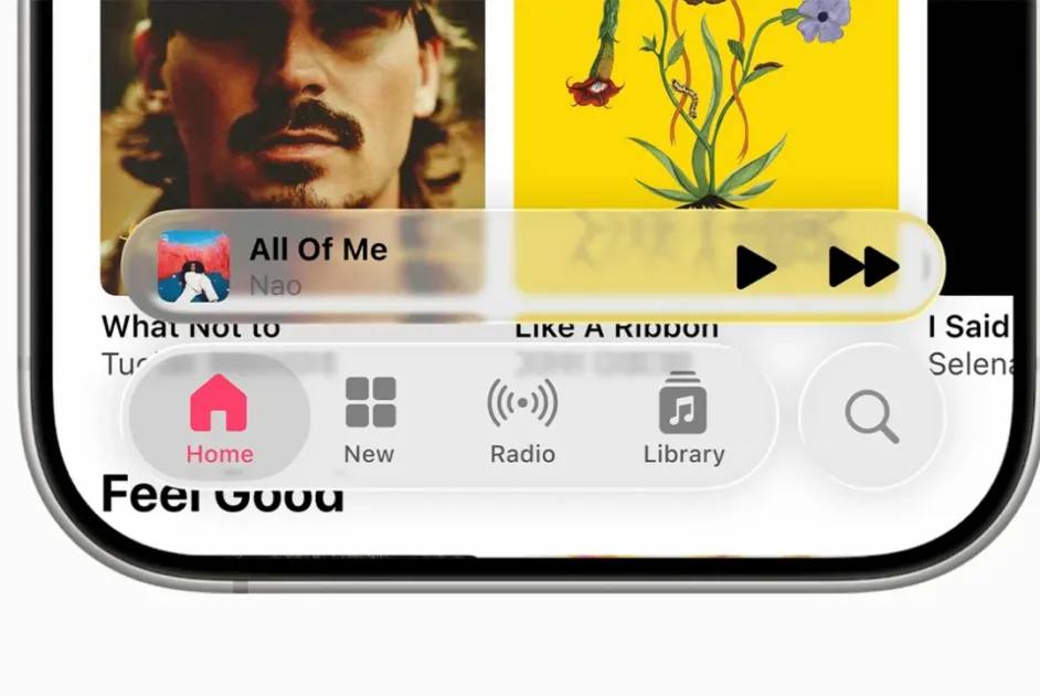 STYLE GLASS IPHONE IOS 26