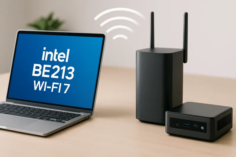 Intel BE213: nueva tarjeta Wi-Fi 7 con hasta 2,8 Gbps