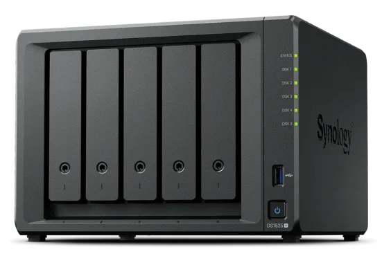 Synology DS1525+ NAS - Vista frontal oficial